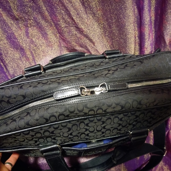 Vintage COACH Monogram canvas laptop case - Picture 8 of 10